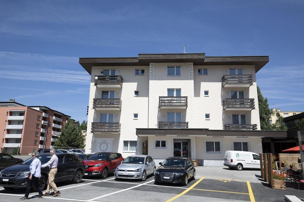 Hotel Sonne St. Moritz 3* Superior Zewnętrze zdjęcie