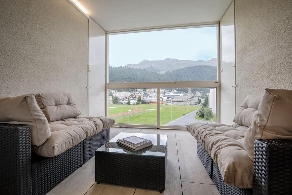 Hotel Sonne St. Moritz 3* Superior Zewnętrze zdjęcie